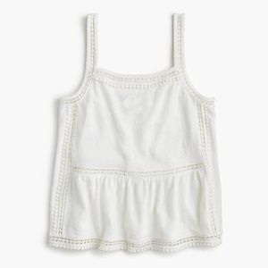 NWOT JCrew white top xxs